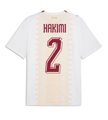 Marocko Achraf Hakimi #2 Bortatröja VM 2026 Kortärmad